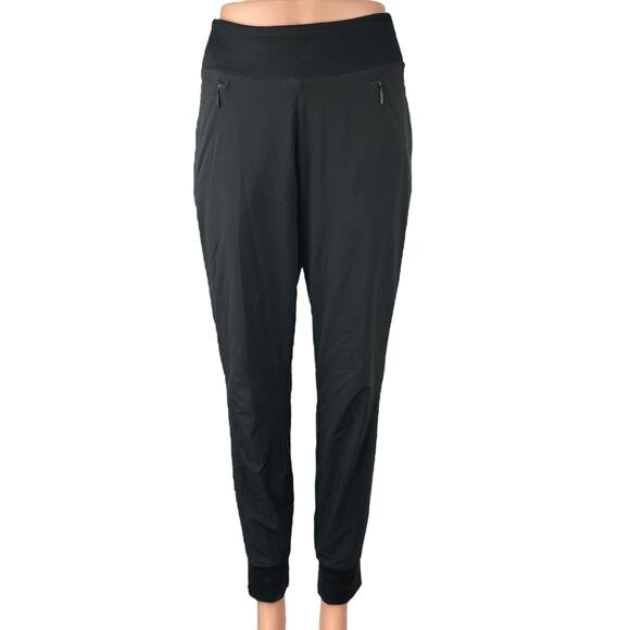 Athleta Women's Black Activewear Pull On Stretch Workout Sweat Pants Jogger Sz 0 - Picture 1 of 5